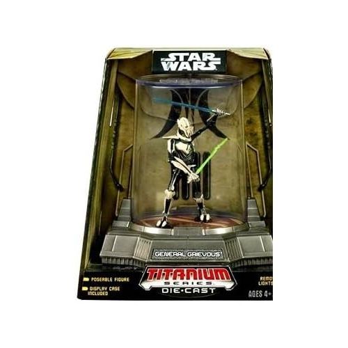 해즈브로 Hasbro Star Wars: Titanium Series 4 General Grievous Action Figure