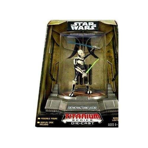 해즈브로 Hasbro Star Wars: Titanium Series 4 General Grievous Action Figure