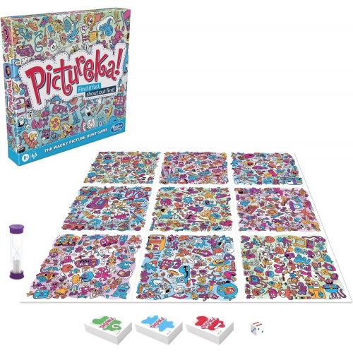 해즈브로 Hasbro Gaming Pictureka! Game, Picture Game, Board Game for Kids, Fun Family Board Games, Board Games for 6 Year Olds and Up, Fun Board Game for Kids