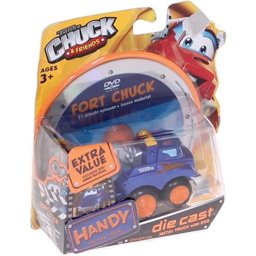 해즈브로 Hasbro Tonka Chuck & Friends Handy the Tow Truck & DVD - Die Cast Metal Truck