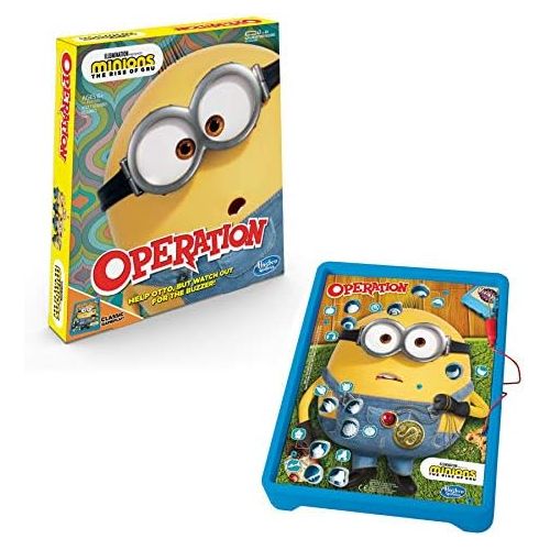 해즈브로 Hasbro Gaming Operation Game: Minions: The Rise of Gru Edition Board Game for Kids Ages 6 and Up; Classic Operation Gameplay; for 1 or More Players