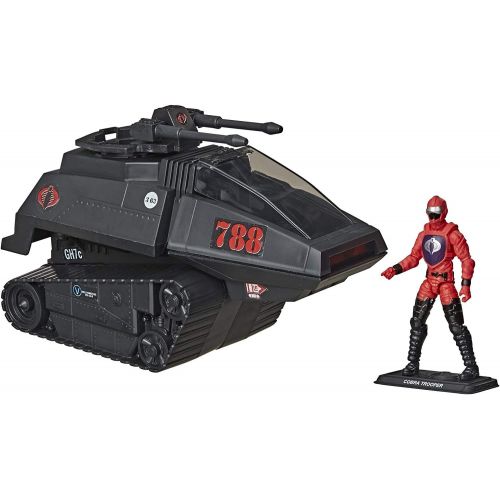 해즈브로 Hasbro G.I. Joe Retro Cobra H.I.S.S. Tank Exclusive Vehicle with 3 3/4 Driver