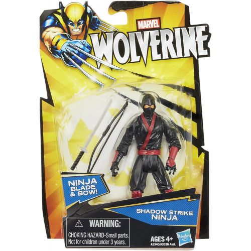 해즈브로 Hasbro Marvel Wolverine Action Figure Shadow Strike Ninja 3.75 Inch