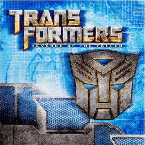 해즈브로 Hasbro Transformers Revenge of The Fallen Lunch Napkins (16 Count)