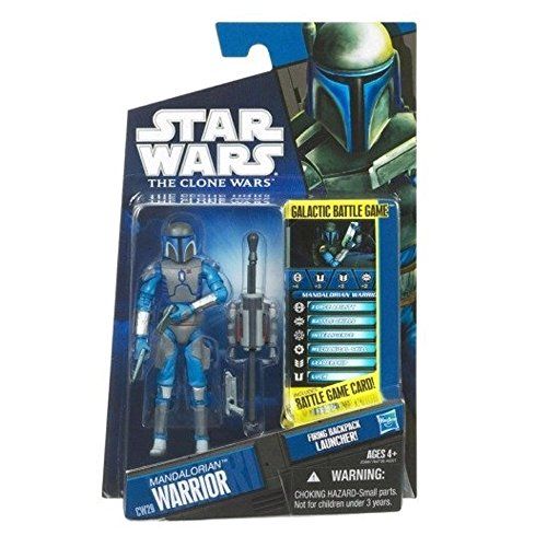 해즈브로 Hasbro Star Wars 2010 Clone Wars Animated Action Figure CW No. 29 Mandalorian Trooper