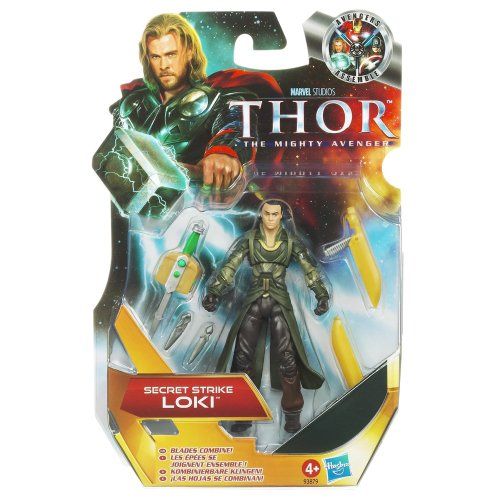 해즈브로 Hasbro Thor: The Mighty Avenger Action Figure #04 Secret Strike Loki 3.75 Inch