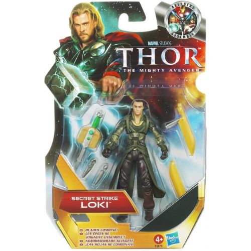 해즈브로 Hasbro Thor: The Mighty Avenger Action Figure #04 Secret Strike Loki 3.75 Inch