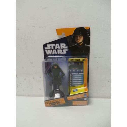 해즈브로 Hasbro Star Wars, Saga Legends 2011 Series, Death Star Trooper Action Figure #SL27, 3.75 Inches