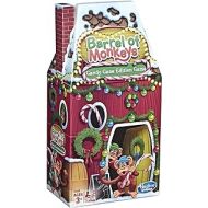 Hasbro Gaming Barrel of Monkeys: Candy Cane Holiday Edition Game for Kids Ages 3+