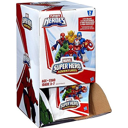 해즈브로 Hasbro Marvel Super Hero Adventures Series 2 Super Hero Adventures Mystery Box [24 Packs]