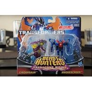 Hasbro Transformers Beast Hunters Predacons Rising Cindersaur and Smokescreen 2 pack...