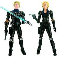 Hasbro Star Wars 2009 Comic Book Action Figure 2-Pack Stealth Armor Luke Skywalker and Deena Shan