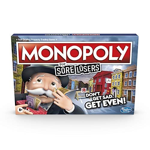 해즈브로 Hasbro Gaming Monopoly for Sore Losers Board Game for Ages 8 and up, The Game Where it Pays to Lose