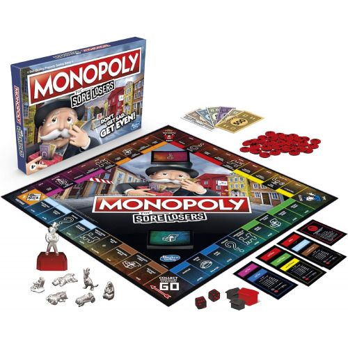 해즈브로 Hasbro Gaming Monopoly for Sore Losers Board Game for Ages 8 and up, The Game Where it Pays to Lose