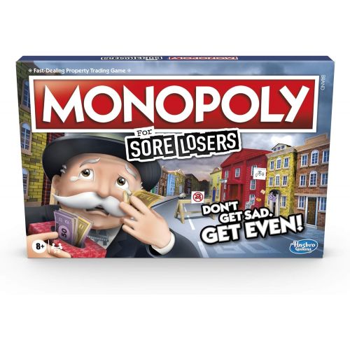 해즈브로 Hasbro Gaming Monopoly for Sore Losers Board Game for Ages 8 and up, The Game Where it Pays to Lose