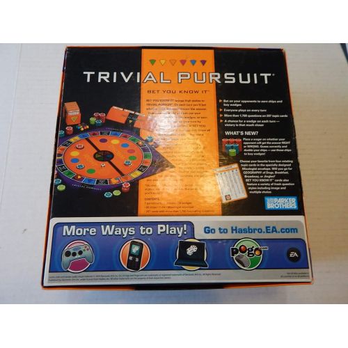 해즈브로 Hasbro Gaming Trivial Pursuit Bet You Know It