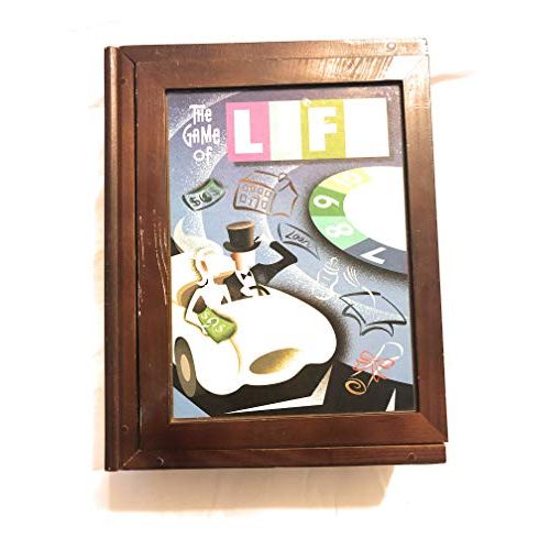 해즈브로 Parker Brothers Vintage Game Collection Wooden Book Box The Game of Life by Hasbro