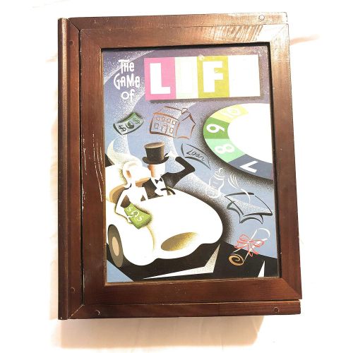 해즈브로 Parker Brothers Vintage Game Collection Wooden Book Box The Game of Life by Hasbro