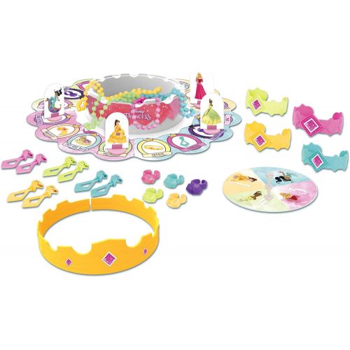 해즈브로 Hasbro Gaming Pretty Pretty Princess: Disney Princess Edition Board Game Featuring Disney Princesses, Jewelry Dress-Up Game for Kids Ages 5 and Up