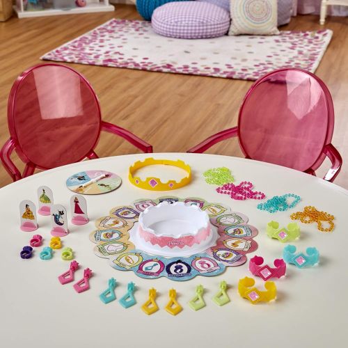 해즈브로 Hasbro Gaming Pretty Pretty Princess: Disney Princess Edition Board Game Featuring Disney Princesses, Jewelry Dress-Up Game for Kids Ages 5 and Up