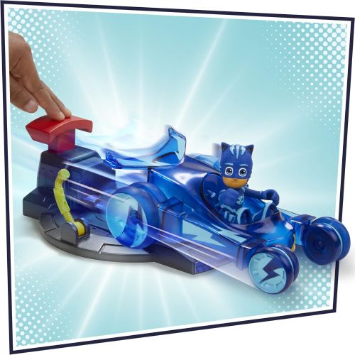 해즈브로 Hasbro PJ Masks Deluxe Battle HQ Preschool Toy, Headquarters Playset with 2 Action Figures, Cat-Car Vehicle, and More for Kids Ages 3 and Up