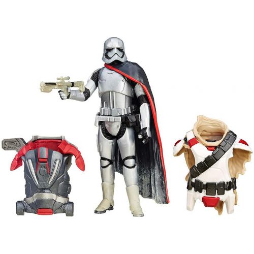 해즈브로 Hasbro Star Wars: The Force Awakens, Epic Battles, Captain Phasma Exclusive Action Figure Set, 3.75 Inches