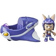 Hasbro Top Wing Figure and Vehicle Baddy McBats Jet, Vehicle with Removable 3-Inch Figure from The Nick Jr. Show, Great Toy for Kids Ages 3 to 5