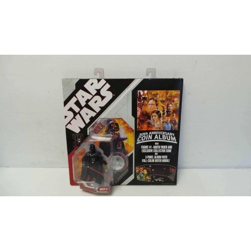 해즈브로 Hasbro Star Wars Darth Vader Action Figure with Collectors Coin Album