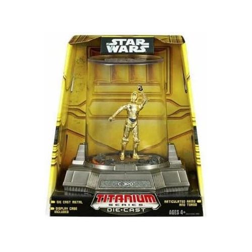 해즈브로 Hasbro Star Wars Titanium Series C-3PO Die-Cast Metal Action Figure