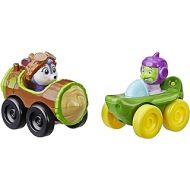Hasbro Top Wing Racers 2 Pack: Shirley Squirrely and Chomps from The Nick Jr. Show, Racers with Attached Figures, Great Toy for Kids Ages 3 to 5