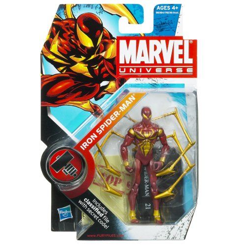 해즈브로 Hasbro Marvel Universe 3 3/4 Inch Series 2 Action Figure #21 Iron SpiderMan