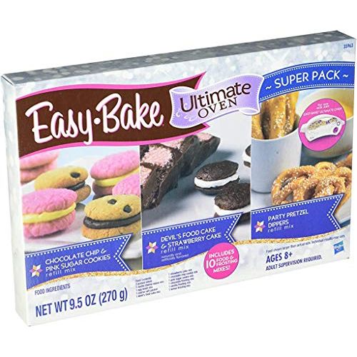 해즈브로 Hasbro Easy-Bake Refill Super Pack Net WT 9.5OZ(270g)