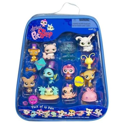 해즈브로 Hasbro Littlest PET Shop 10 Pack of Pets ASST 2