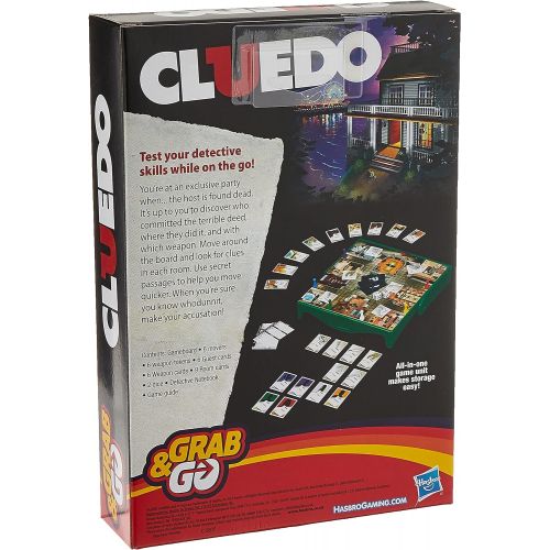 해즈브로 Hasbro Gaming Cluedo Grab & Go Game