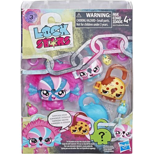 해즈브로 Hasbro Lock Stars Deluxe Lock Figure with Accessories, Candy Theme, Series 3 (Product Combos May Vary.)