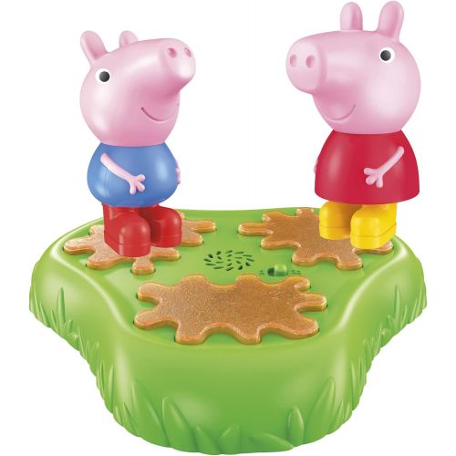 해즈브로 Hasbro Gaming Peppa Pig Muddy Puddle Champion Board Game for Kids Ages 3 and Up, Preschool Game for 1-2 Players