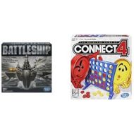 Hasbro Battleship Game and Connect 4 Game Bundle