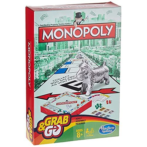 해즈브로 Hasbro Gaming Monopoly Grab & Go Game