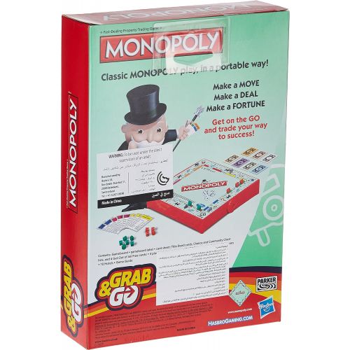 해즈브로 Hasbro Gaming Monopoly Grab & Go Game