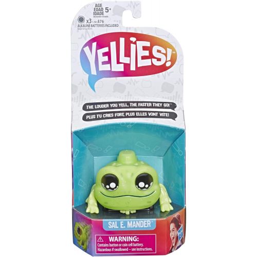 해즈브로 Hasbro Yellies! Sal E. Mander Voice-Activated Lizard Pet Toy for Kids Ages 5 & Up