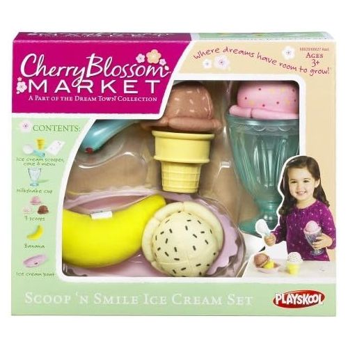 해즈브로 Hasbro Playskool Cherry Blossom Market - Scoop N Smile Ice Cream Set