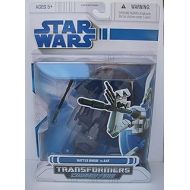 Hasbro Star Wars 2009 Transformers Battle Droid to Trade Federation AAT Tank