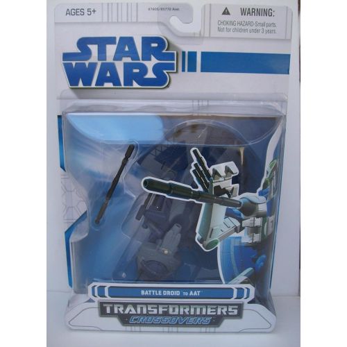 해즈브로 Hasbro Star Wars 2009 Transformers Battle Droid to Trade Federation AAT Tank