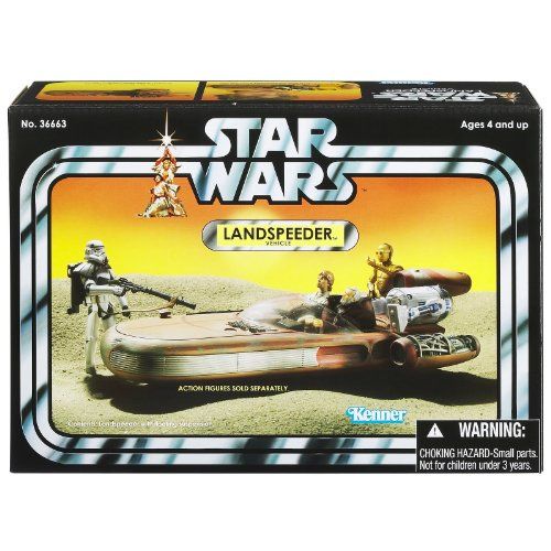 해즈브로 Hasbro - Figurine Star Wars Vintage - Landspeeder et Tauntaun 20cm - 5010994603021