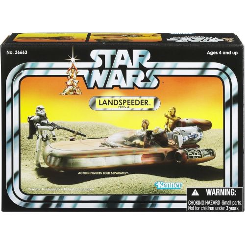 해즈브로 Hasbro - Figurine Star Wars Vintage - Landspeeder et Tauntaun 20cm - 5010994603021