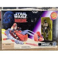 Hasbro Star Wars Shadows of The Empire Swoop Vehicl with Trooper and Toops WideVision Cards