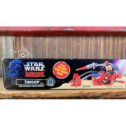 해즈브로 Hasbro Star Wars Shadows of The Empire Swoop Vehicl with Trooper and Toops WideVision Cards