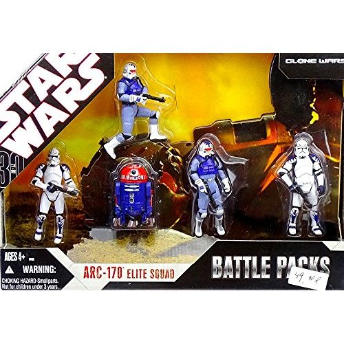 해즈브로 Hasbro Star Wars Clone Wars Target Exclusive ARC-170 Elite Squad with 5 Figures