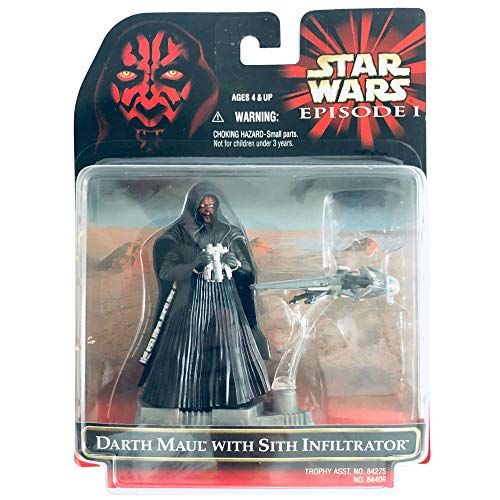 해즈브로 Hasbro Star Wars Episode 1 Darth Maul with Mini Sith Infiltrator