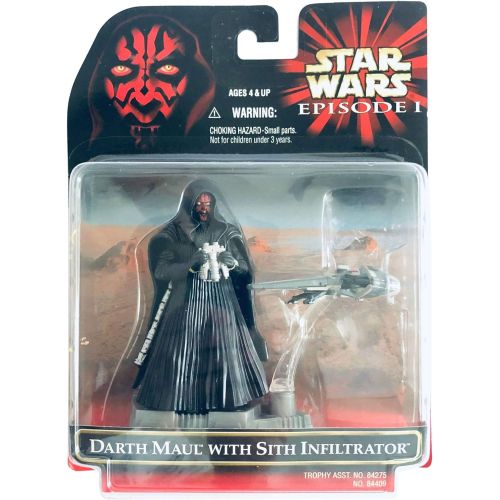 해즈브로 Hasbro Star Wars Episode 1 Darth Maul with Mini Sith Infiltrator